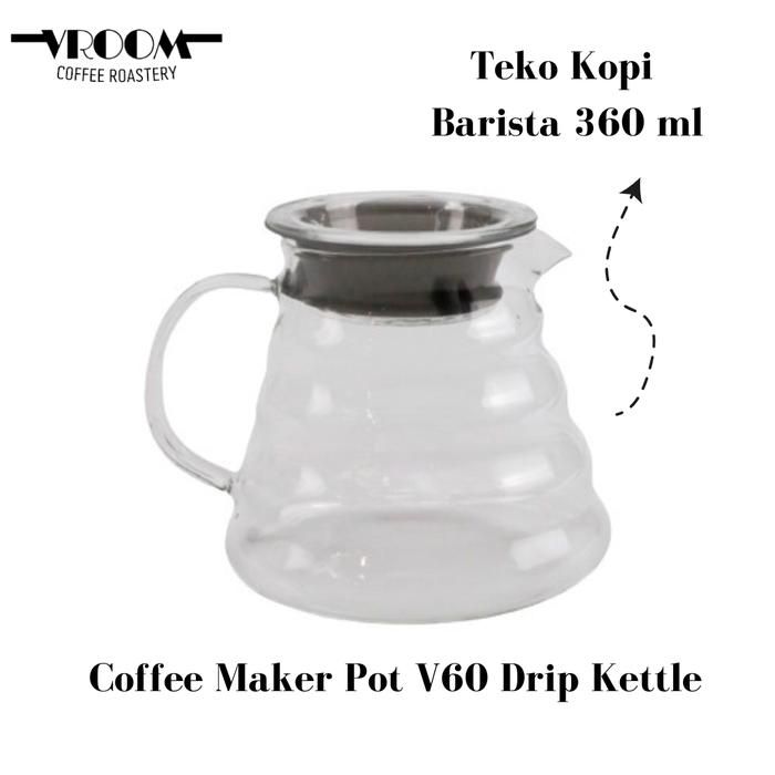 Coffee Maker Pot V60 Drip Kettle Teko Kopi Barista 360 ml